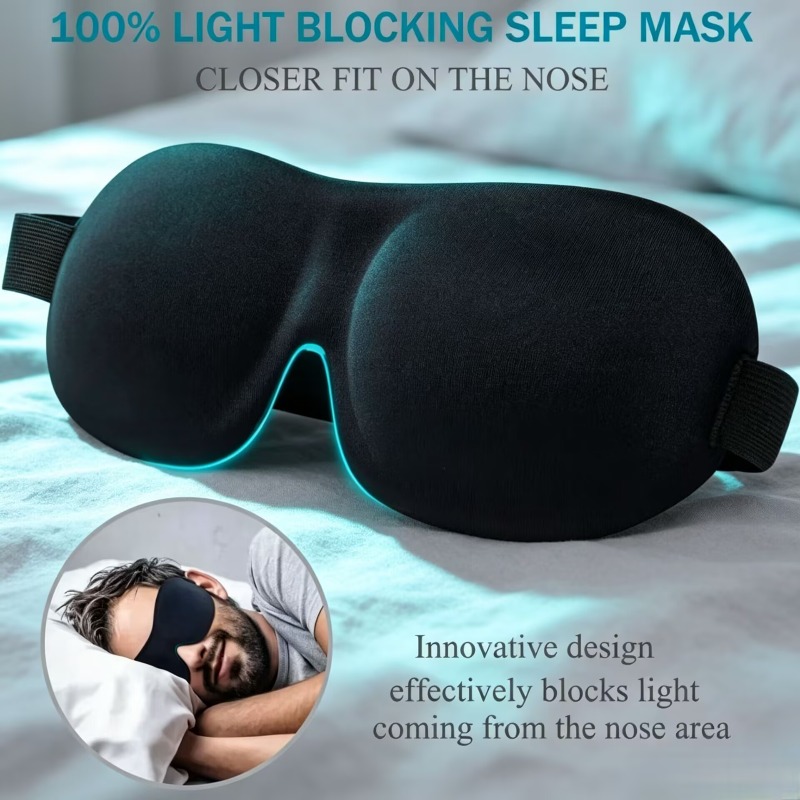 Antifaz 3D para Dormir, 2 Piez - 3D Printing Mask reseña y precio