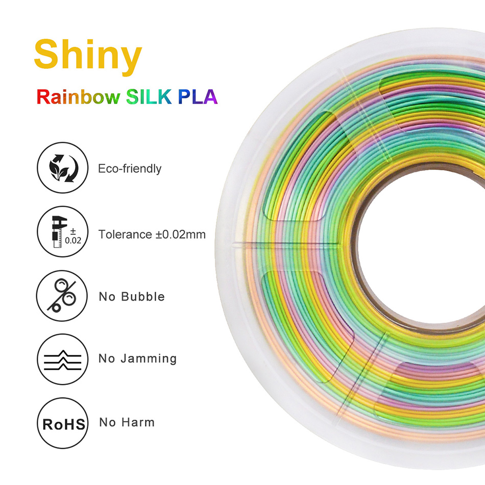 SUNLU-filamento de seda PLA 3D - 3D Printing Nylon reseña y precio