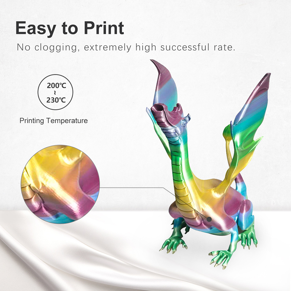 SUNLU-filamento de seda PLA 3D - 3D Printing Nylon reseña y precio
